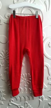 Cosilana Kinder-Unterhose lang Wolle/Seide ROT